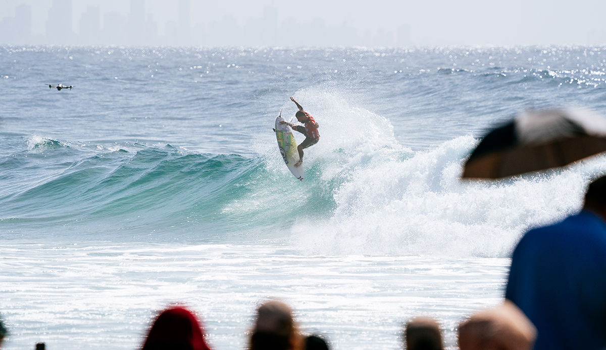 Snapper is made for the fast surfing of Filipe Toledo. Photo: Andrew Shield//WSL