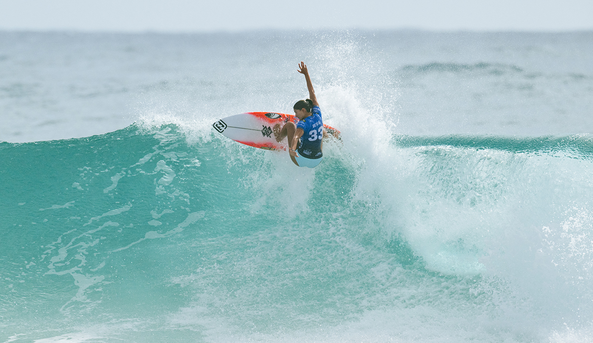 After two finals appearance in a row, Luana Silva is leading the rankings. Photo: Beatriz Ryder//WSL
