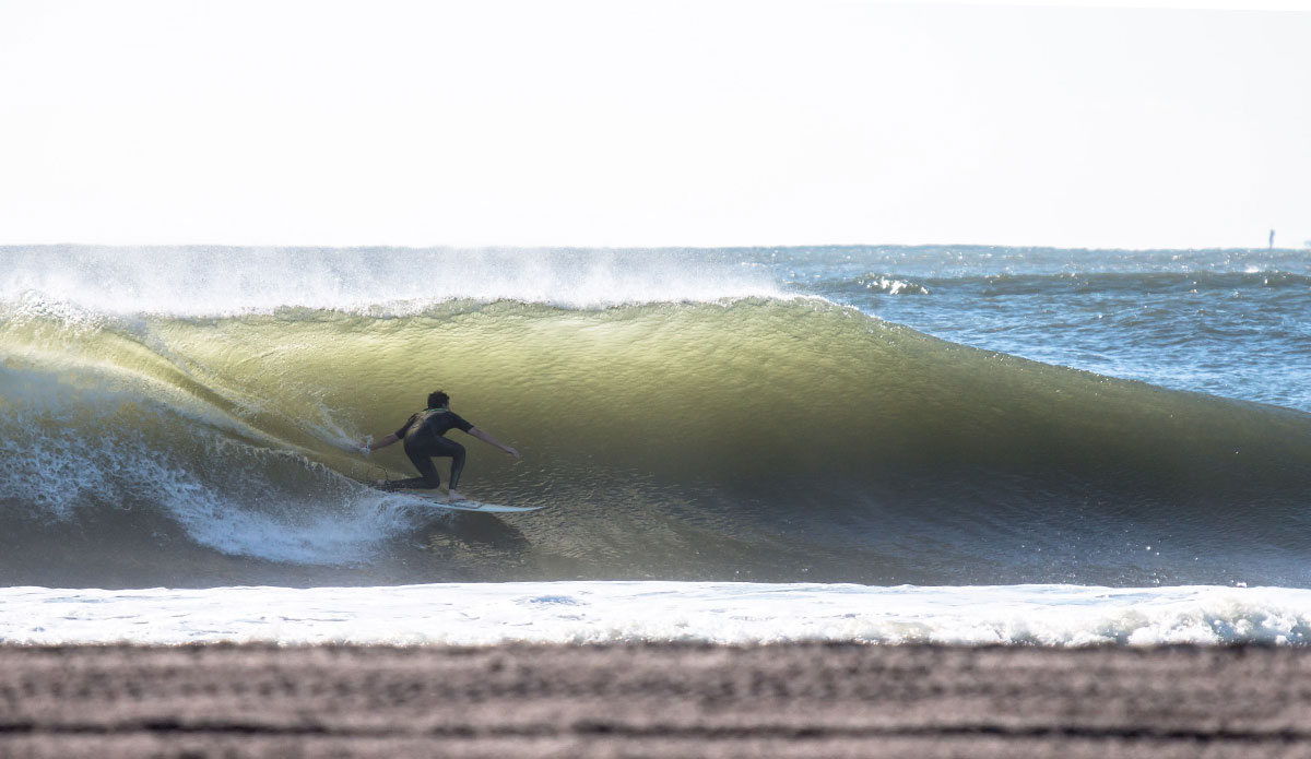 Garrett Straube this past Monday coming into a clean one. First day of fall in South Jersey wasn\'t as good as it was up in North Jersey, but we still had some good swell. Everyone doubts it down here and I love it. More waves for me. Photo: <a href=\"https://chank-photography.tumblr.com/\"> Matt Ciancaglini</a>