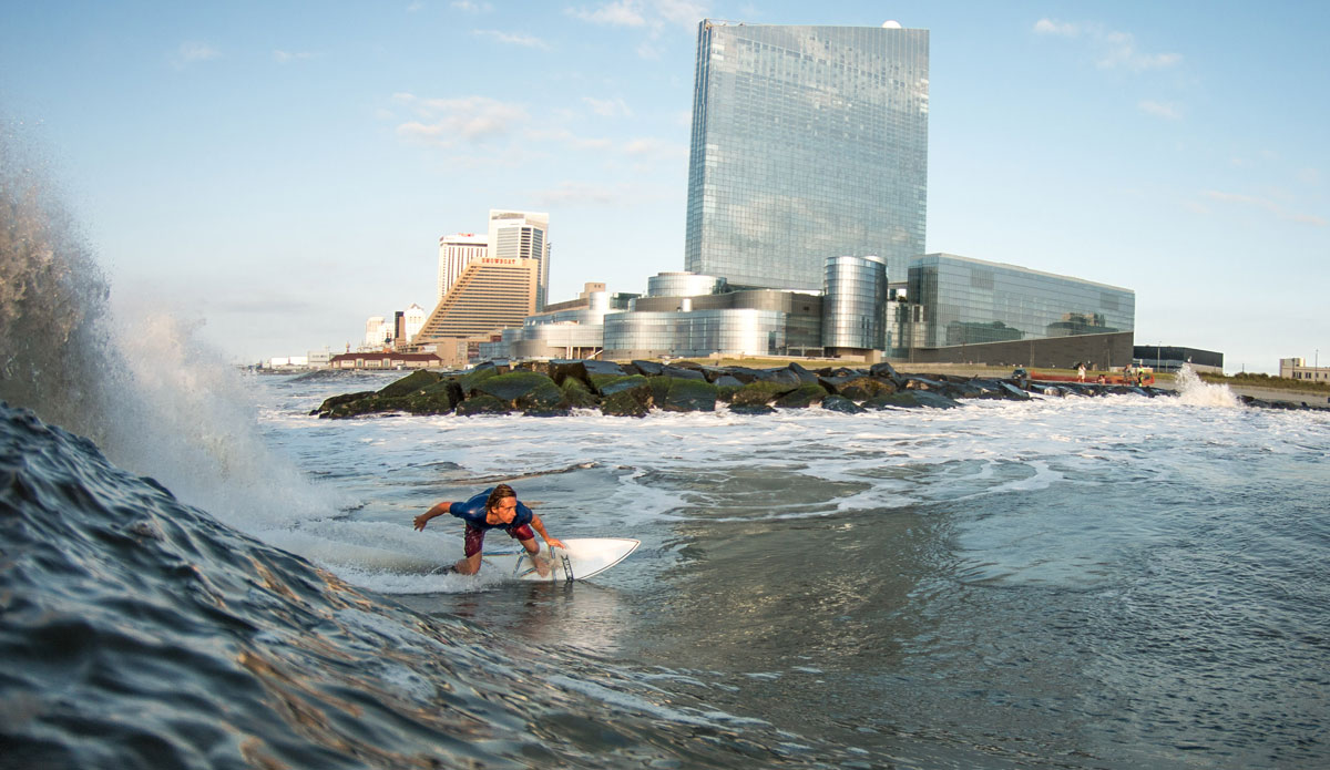Cristobal. A picture of Sean Taylor dropping into one. The current was so bad this day, and was hard for me to get into position. I was kicking as hard as I could to just barely stay in a spot and I got swept out as Sean dropped in. Still turned out to be a good capture. Photo: <a href=\"https://chank-photography.tumblr.com/\"> Matt Ciancaglini</a>