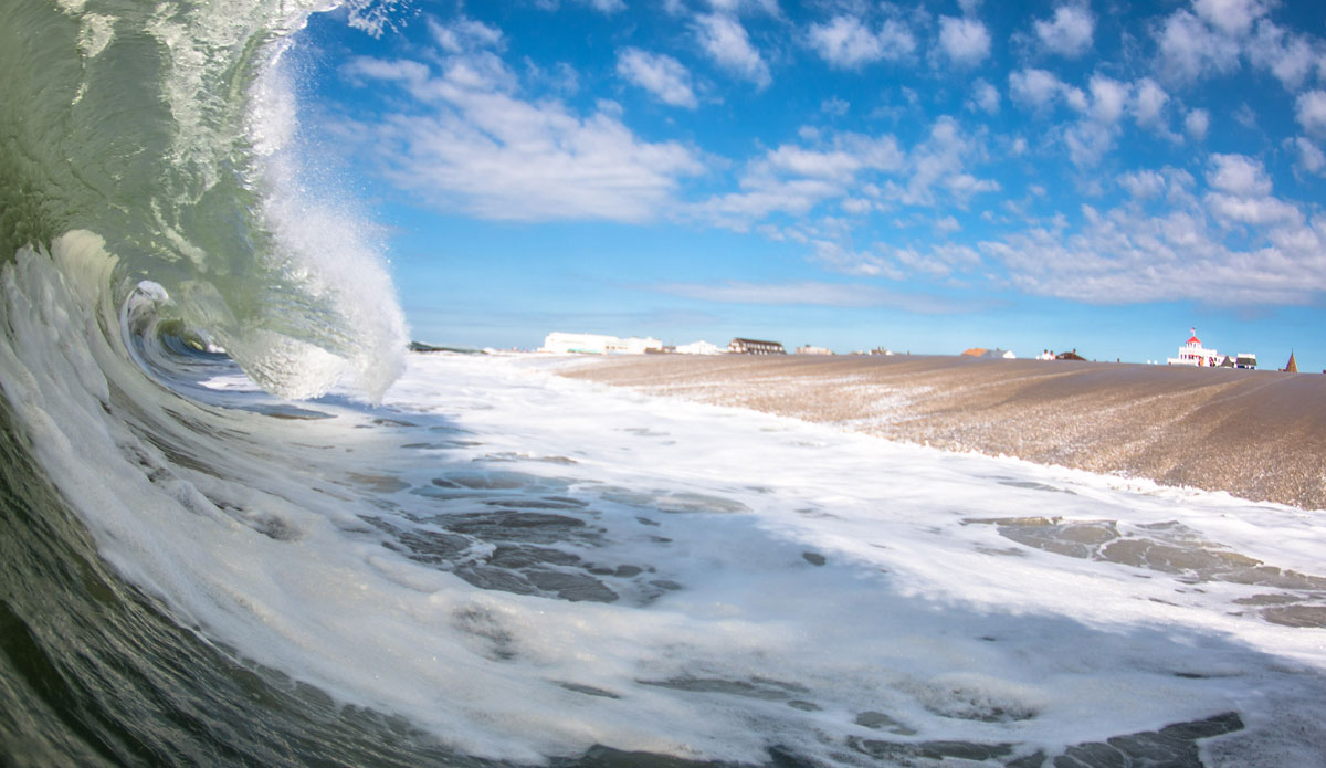  left AC and headed south for the rest of Cristobal. I was taking a beating from the current and heard the shore break was going off at home so headed back. I made perfect timing because it was just me, myself, and double overhead swells for the rest of the day! Photo: <a href=\"https://chank-photography.tumblr.com/\"> Matt Ciancaglini</a>