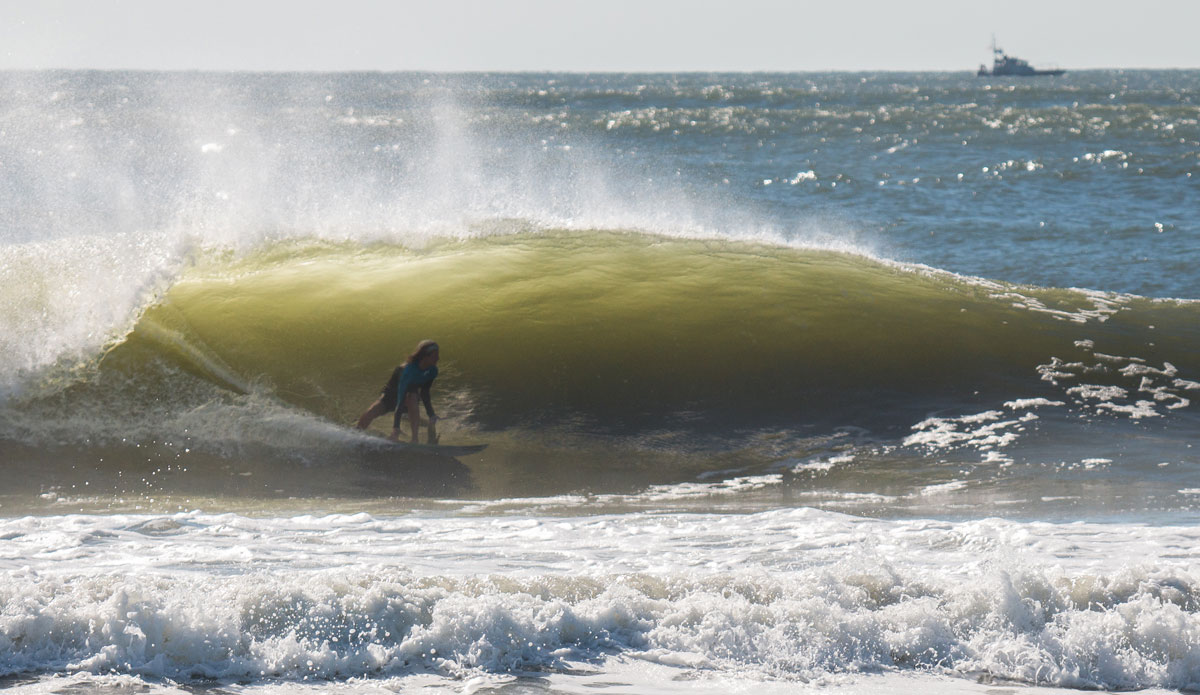 Offshore little barrels are a good way to start off the season. Photo: <a href=\"https://chank-photography.tumblr.com/\"> Matt Ciancaglini</a>