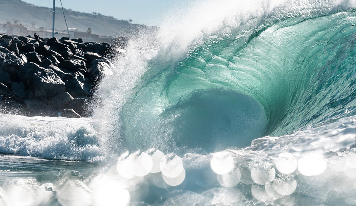 South swell magic in Newport Beach. Photo: Sean Evans