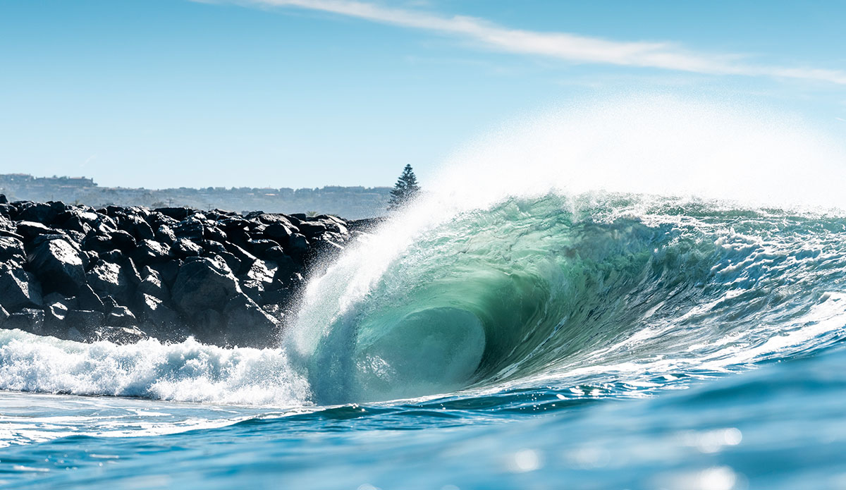 Sand-sucking machine. Photo: Sean Evans