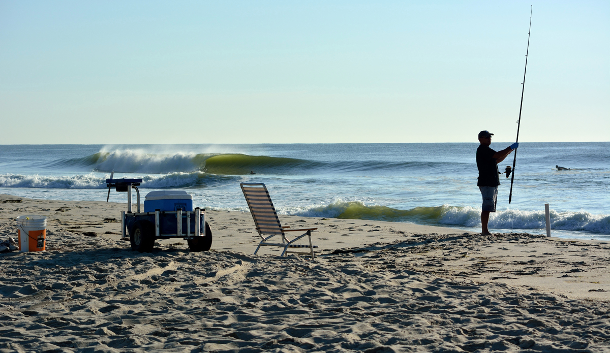 First of fall. Fall dawn patrols are my favorite. The water is still warm, the weather nice, and the only crowds you usually have to worry about are the fisherman.  Thomas Larney