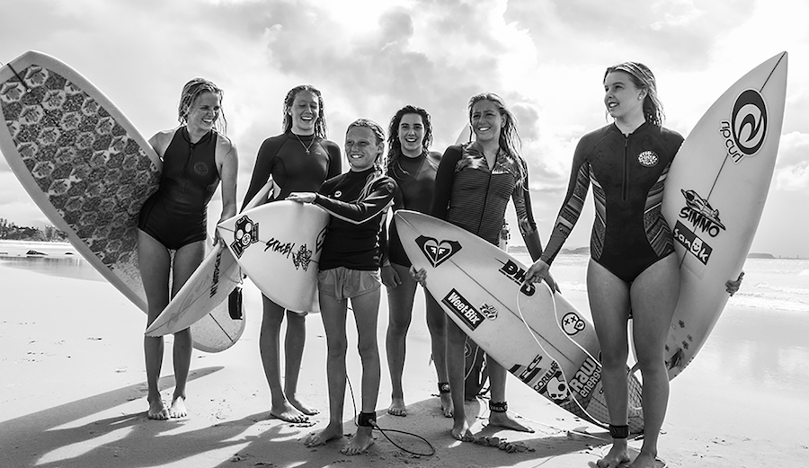 Ivy Thomas, Lani Moorehouse, Cali Barrett, Eboyn Wilson, Alyssa Lock, Lucy Callister. Photo: Fran Miller
