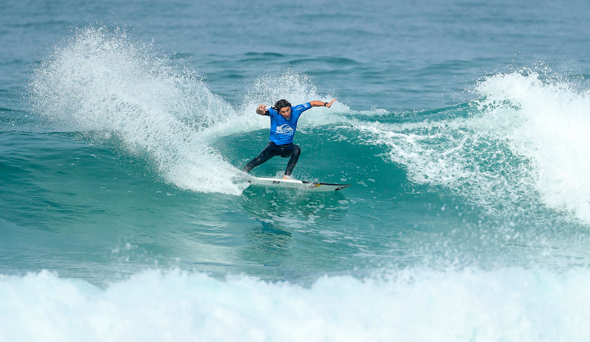 Leonardo Fioravanti. Image: <a href=\"https://www.instagram.com/kc80/?hl=en\">Cestari</a>/<a href=\"https://www.worldsurfleague.com/\">WSL</a>