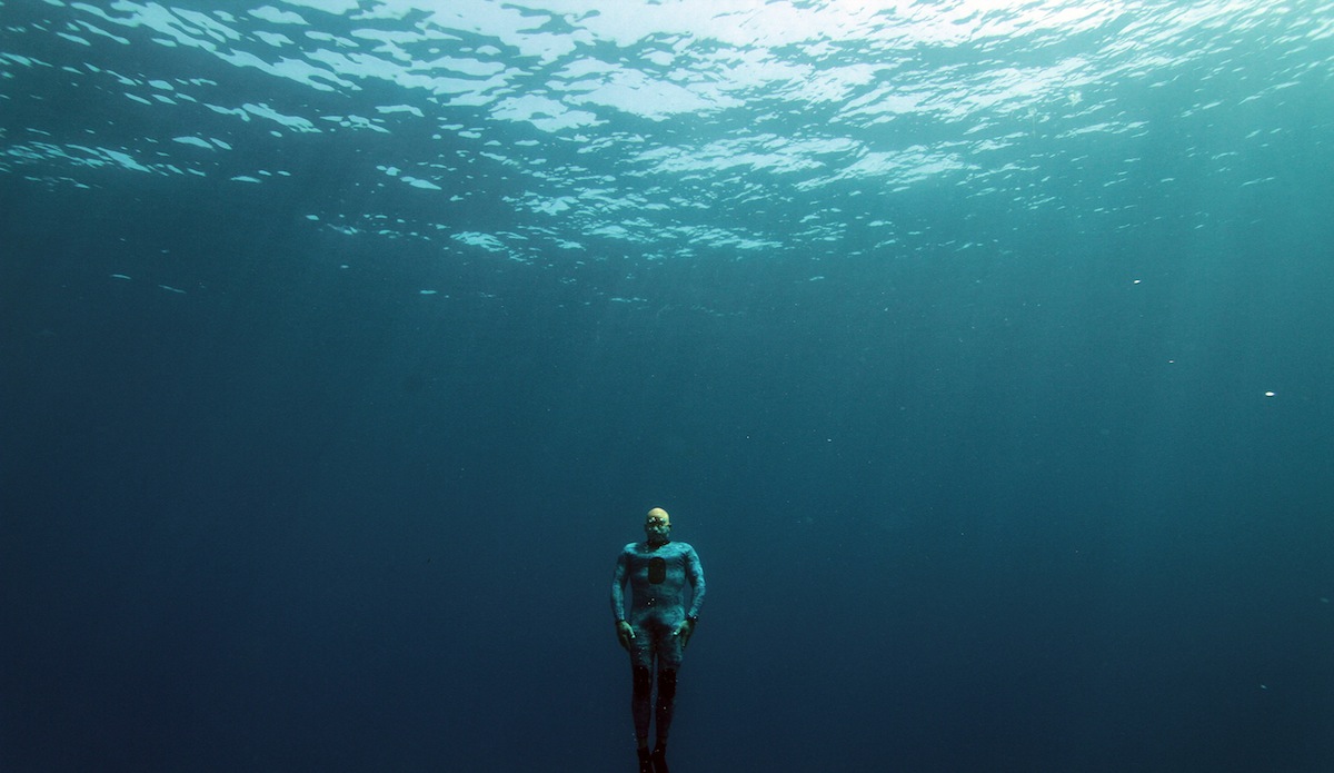 “From birth, man carries the weight of gravity on his shoulders. He is bolted to the earth. But man has only to sink beneath the surface and he is free” – Jacques Yves Cousteau Photo: <a href=\"https://instagram.com/el_squid\">Anthony Dooley</a>