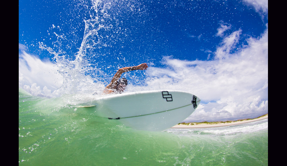 2012. Surfing Artist Phil Goodrich is known for his amazing barrel riding in Indo, but still has smooth style on smaller waves. Photo: <a href=\"https://www.chrisfrickphotography.com/\" target=_blank>Chris Frick</a>