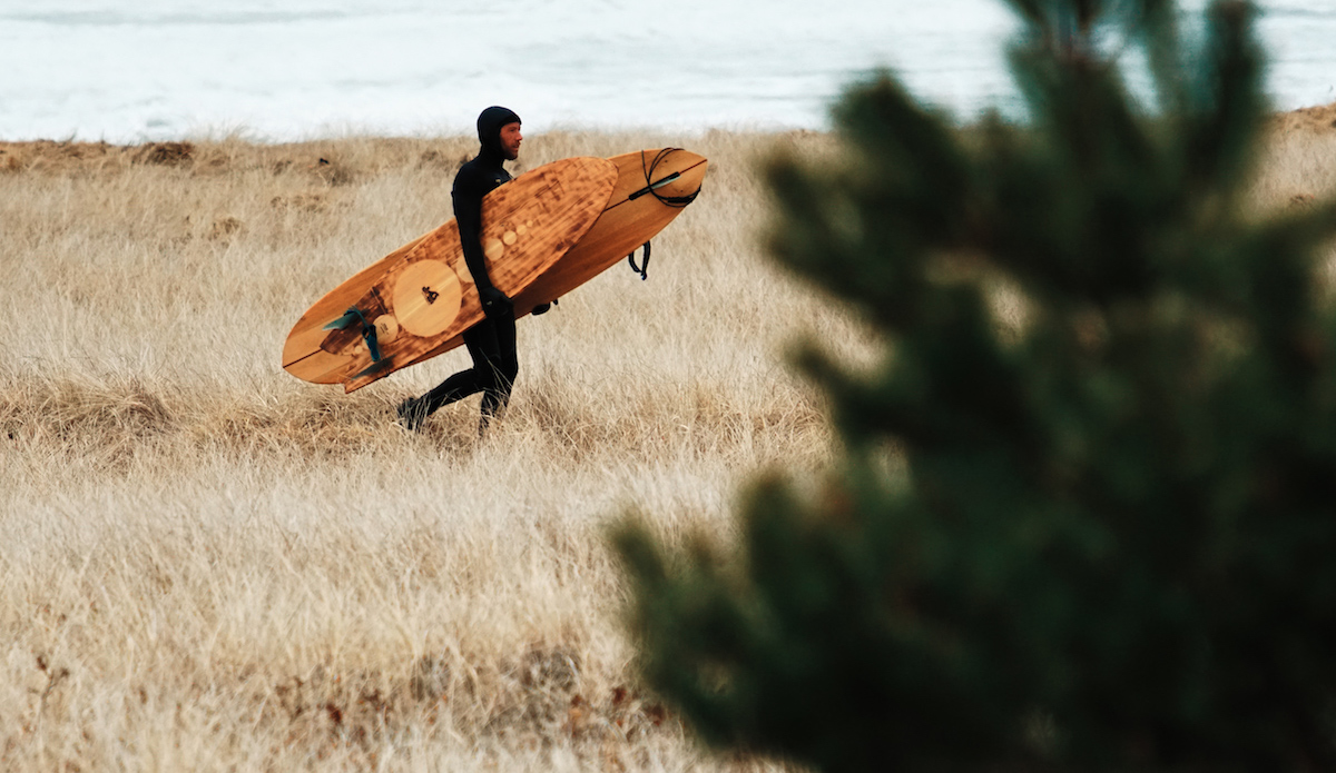 <a href=\"https://www.instagram.com/n0land0/\">Nolan</a>  finally surfed out. In one hand his twinnie, in the other the <a href=\"https://www.instagram.com/ryanlovelace/?hl=en\">Ryan Lovelace</a> “Thick Lizzy”. Photo: <a href=\"https://www.instagram.com/gabereuben/?hl=en\"> Gabe Reuben </a>