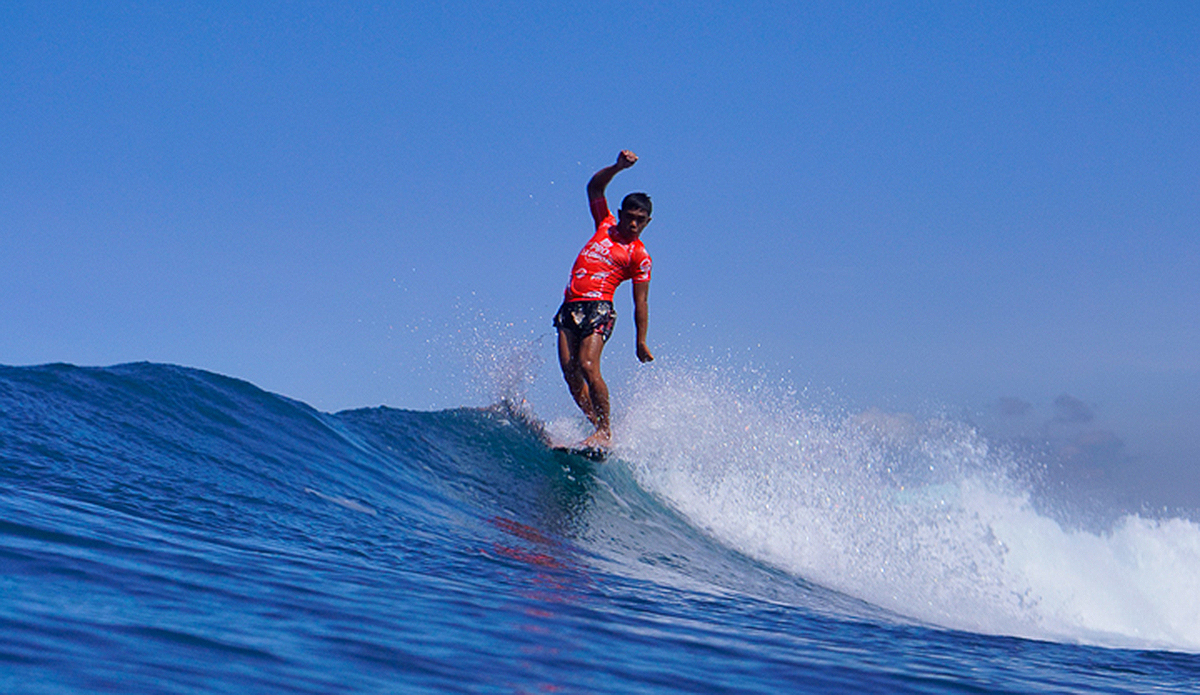 Mark Aguilus, PSCT Men\'s Longboard Champ. Photo: @GapsSabuero