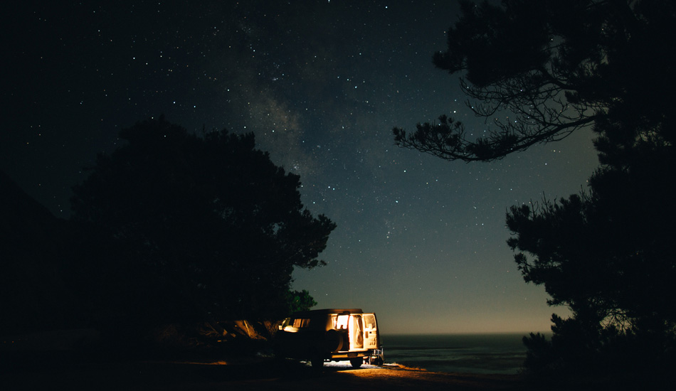 Sometimes living in a van can be hard work but the rewards far outweigh the negatives. A beautiful place to call home for a night in the amazing Big Sur, California. Photo: <a href=\"https://www.gaz-art.com/\">Gary Parker</a>