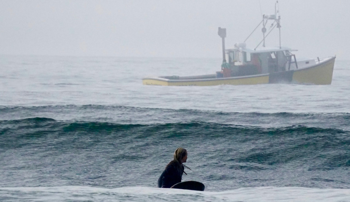 Most of the fishermen are already offshore by dawn, but there is always a few stragglers to give some depth to a shot. Local ambience that we tend to take for granted. Photo: Christopher Gauthier
