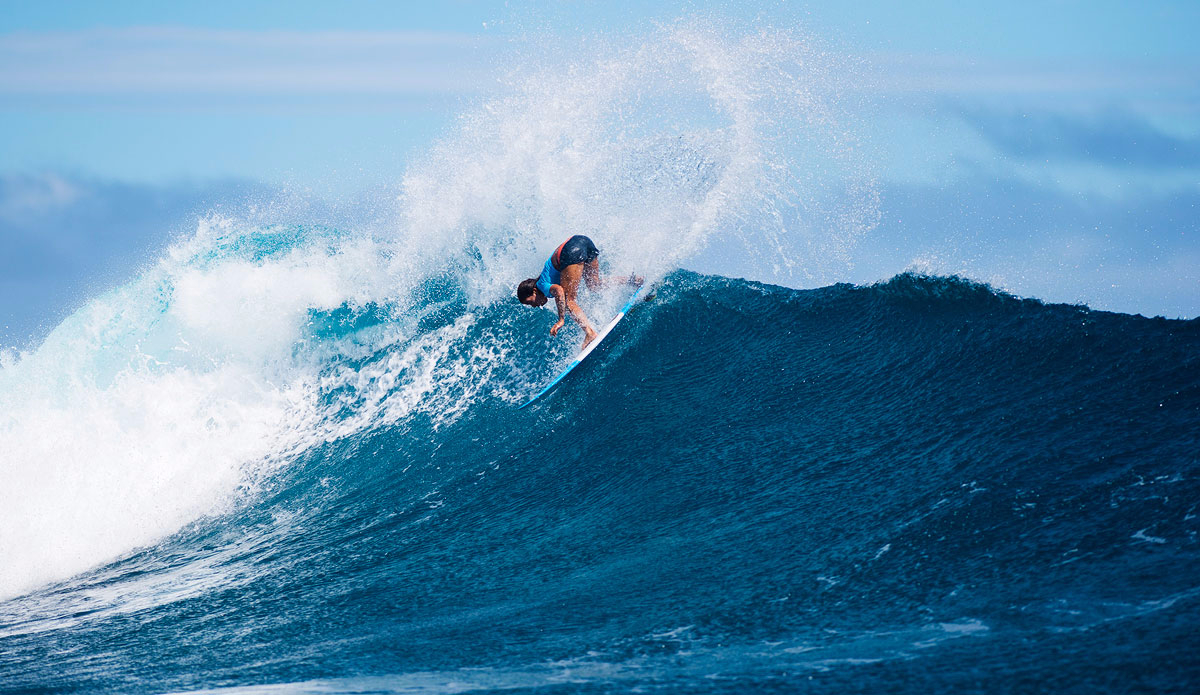 Silvana Lima of Brasil (pictured) during Round 1 heat at the Womens Fiji Pro in Fiji on Monday June 1, 2015. Photo: <a href=\"https://www.worldsurfleague.com/\">World Surf League</a>