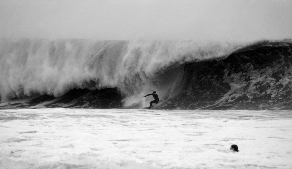 Sam Hammer and Bay Head setting the tone on Doomsday, the first day of winter 2012-13. Photo: M. Peeler