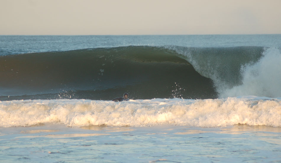 A fitting end to an incredible season. Last light, last day, Long Branch. Photo: M. Peeler