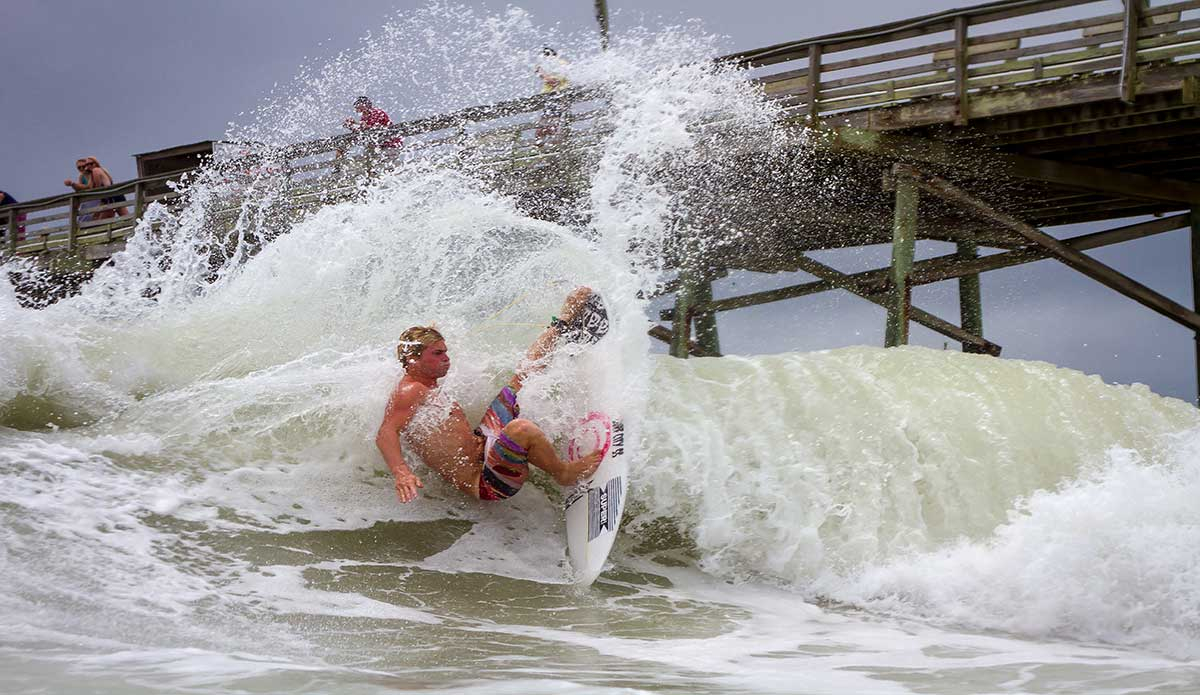 This is why Fisher is one of my favorite surfers to shoot.  You never know what he is going to do next and it will be done with style. Photo: <a href=\"https://www.surferphotos.com/\">Graham Hunt</a>