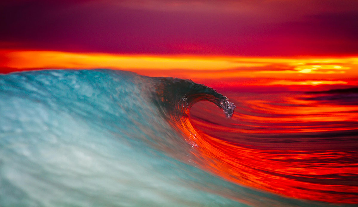 This is one of my favorite flash photos that I’ve taken thus far; the sunset was so intense that night. Photo: <a href=\"https://www.surferphotos.com/\">Graham Hunt</a>
