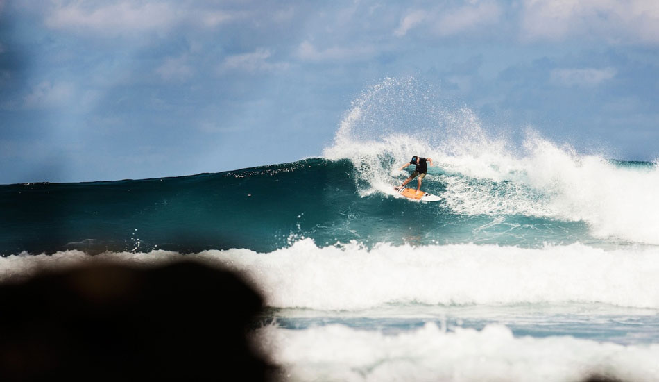 Yannick De Jager with a powerful snap.