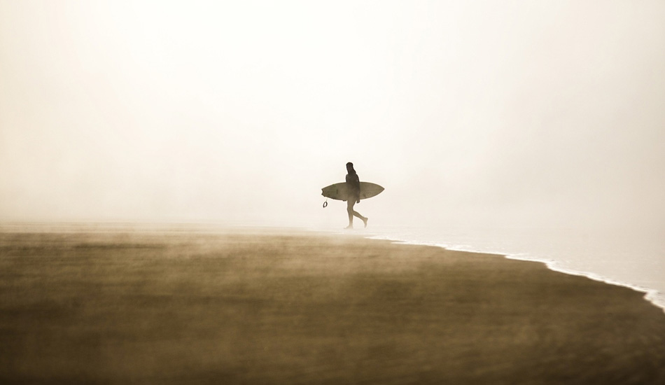 5 am. Surfer in the mi(d)st.