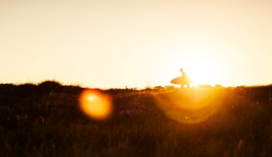 Nicolas Touzé on the top of the dune in my favorite morning light.