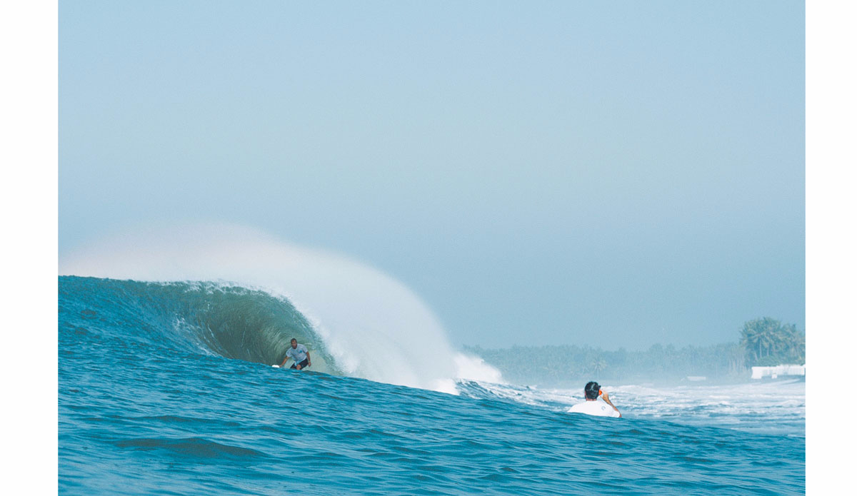 Brett Levingston hiding from the camera. Photo:<a href=\"https://www.haydenoneillphoto.com/\">Hayden O\'Neill</a>