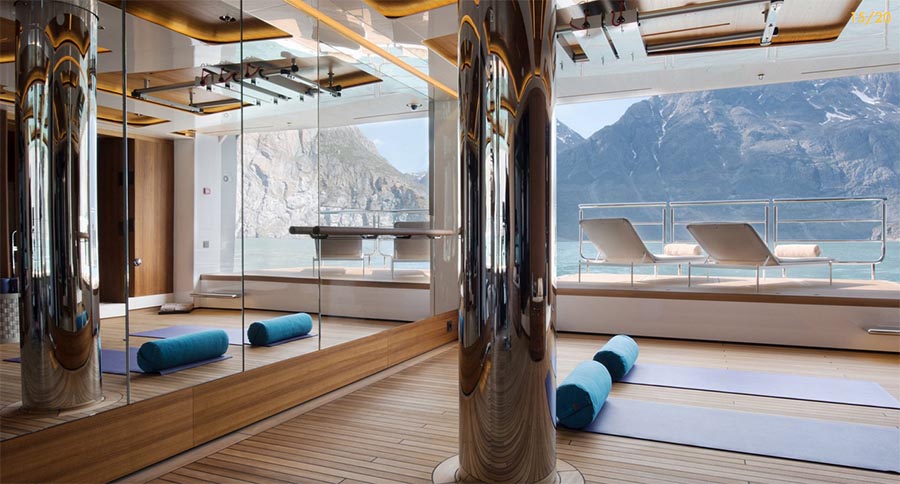 Not a bad place to do yoga.