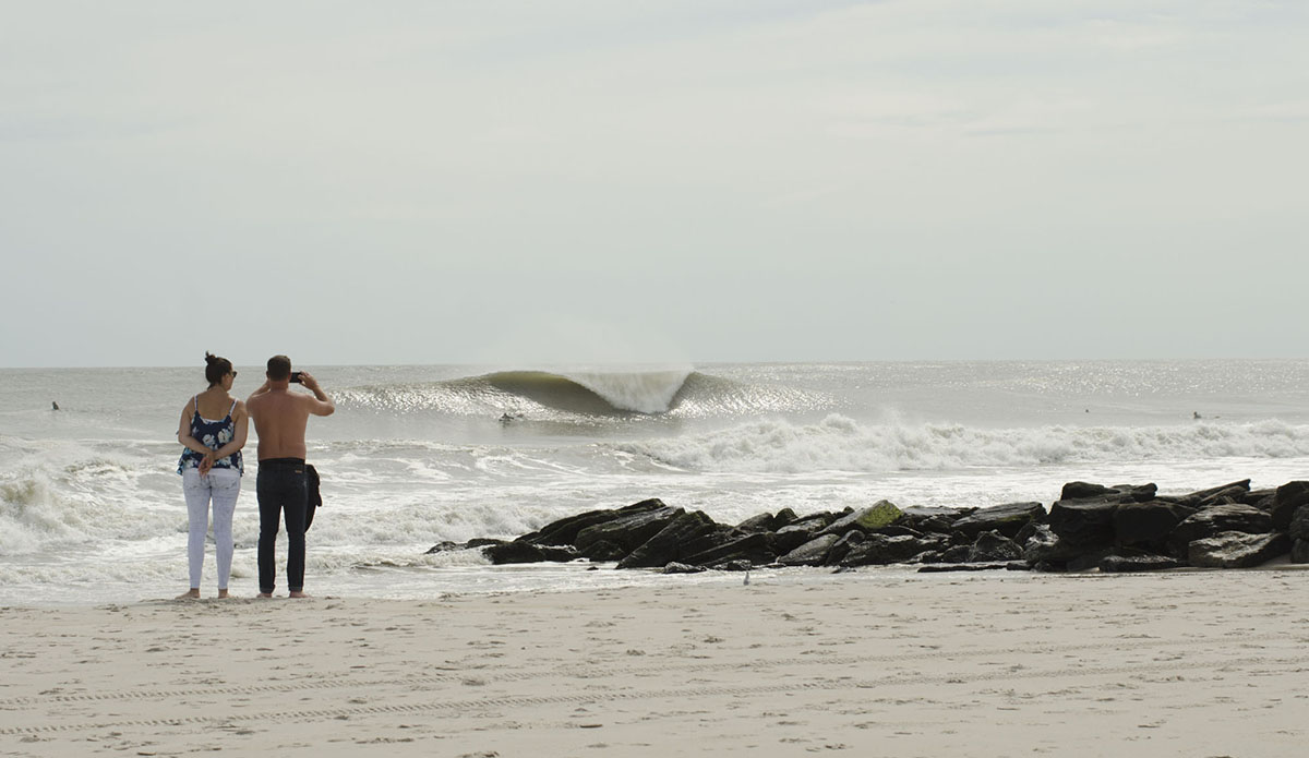 Hermine hits Long Beach, NY. Photo: Ingrid Silva