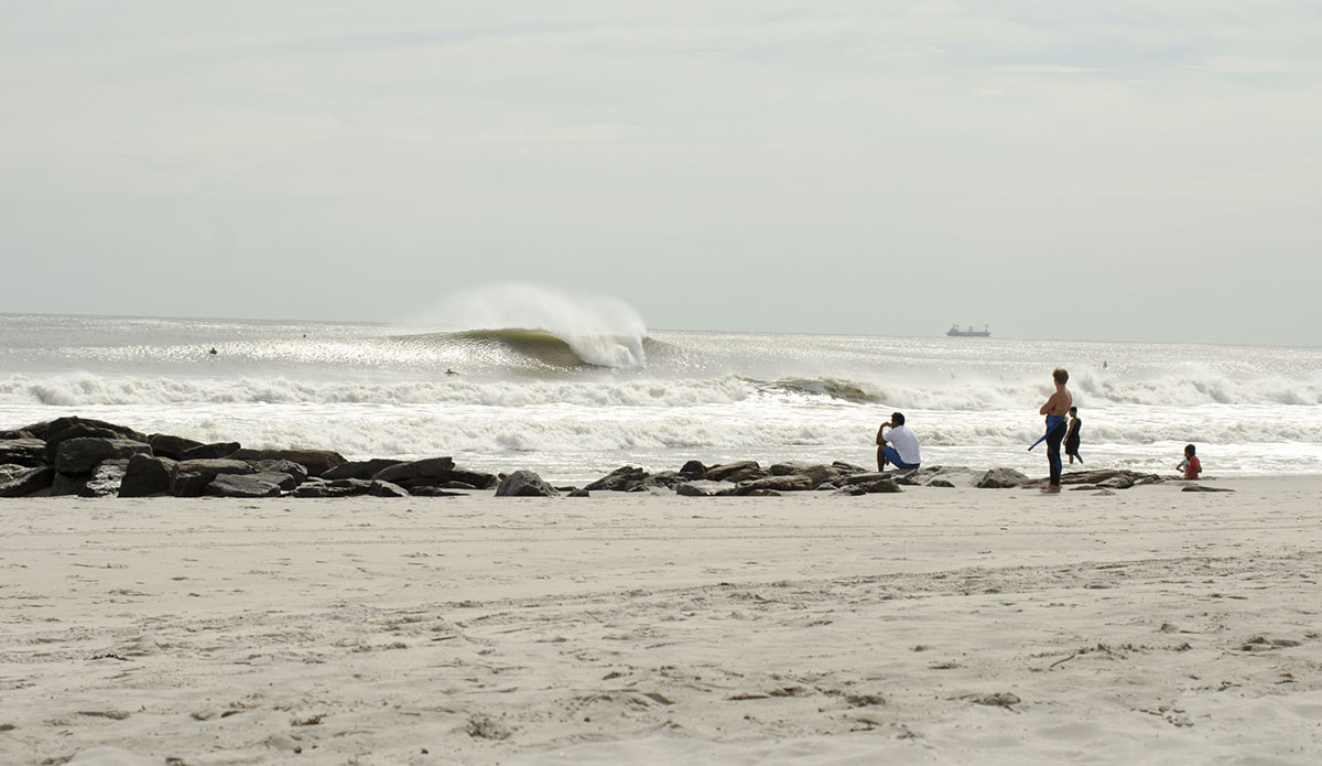 Hermine hits Long Beach, NY. Photo: Ingrid Silva