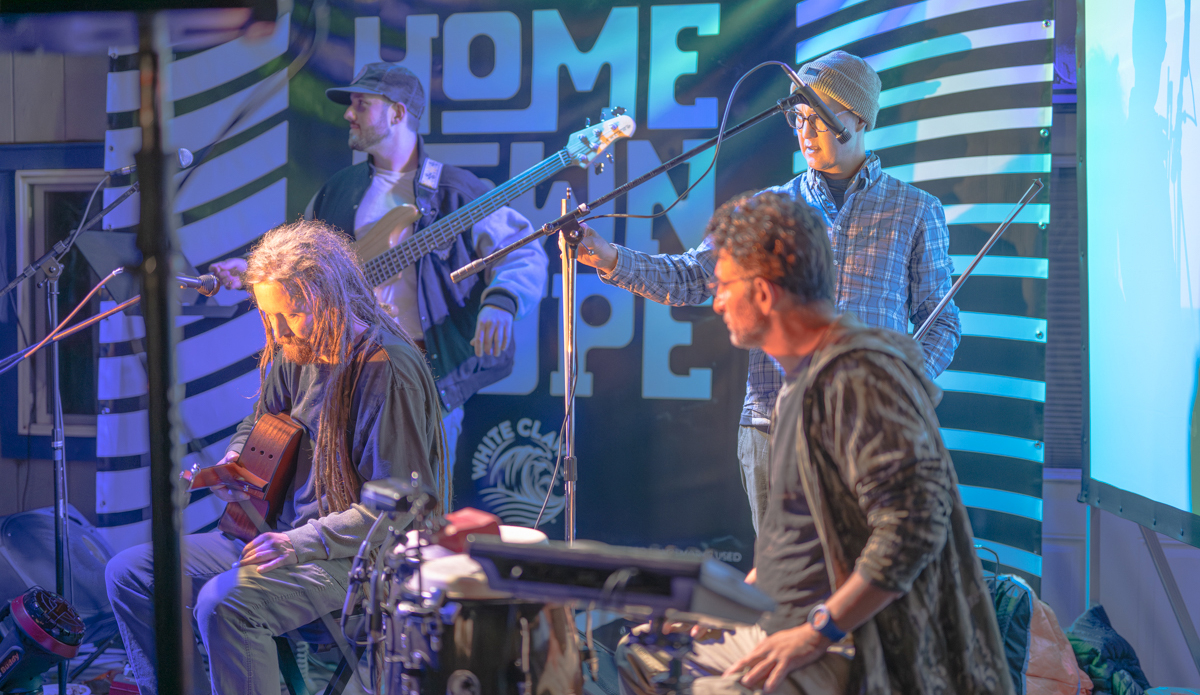 The band \"Massive Delicious\" rocked the post-show after-party. 