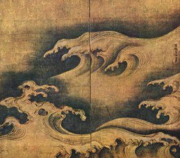 “Rough Waves.” Ogata Korin, 1704.