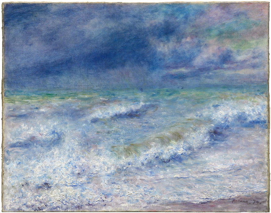 “Seascape.” Pierre-Auguste Renoir, 1879.