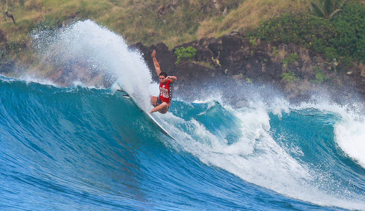 Tyler Wright of Lennox Head, NSW, Australia (pictured) placed runner-up at the Target Maui Pro, after she was defeated by eventual champion Carissa Moore (HAW) in the final, on Thursday November 27, 2014. Wright\'s runner-up finish, earned her the 2014 World No. 2 positon on the ASP Rankings behind 2014 ASP World Champion Stephanie Gilmore (AUS) who clinched her sixth ASP World Title today. Photo: <a href=\"https://www.aspworldtour.com/\">ASP/Masurel