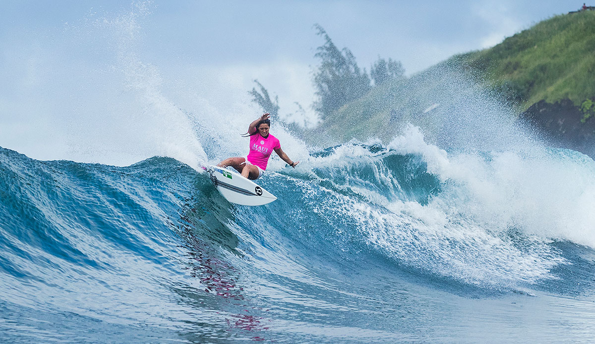 Malia Manuel. Photo: WSL/Cestari