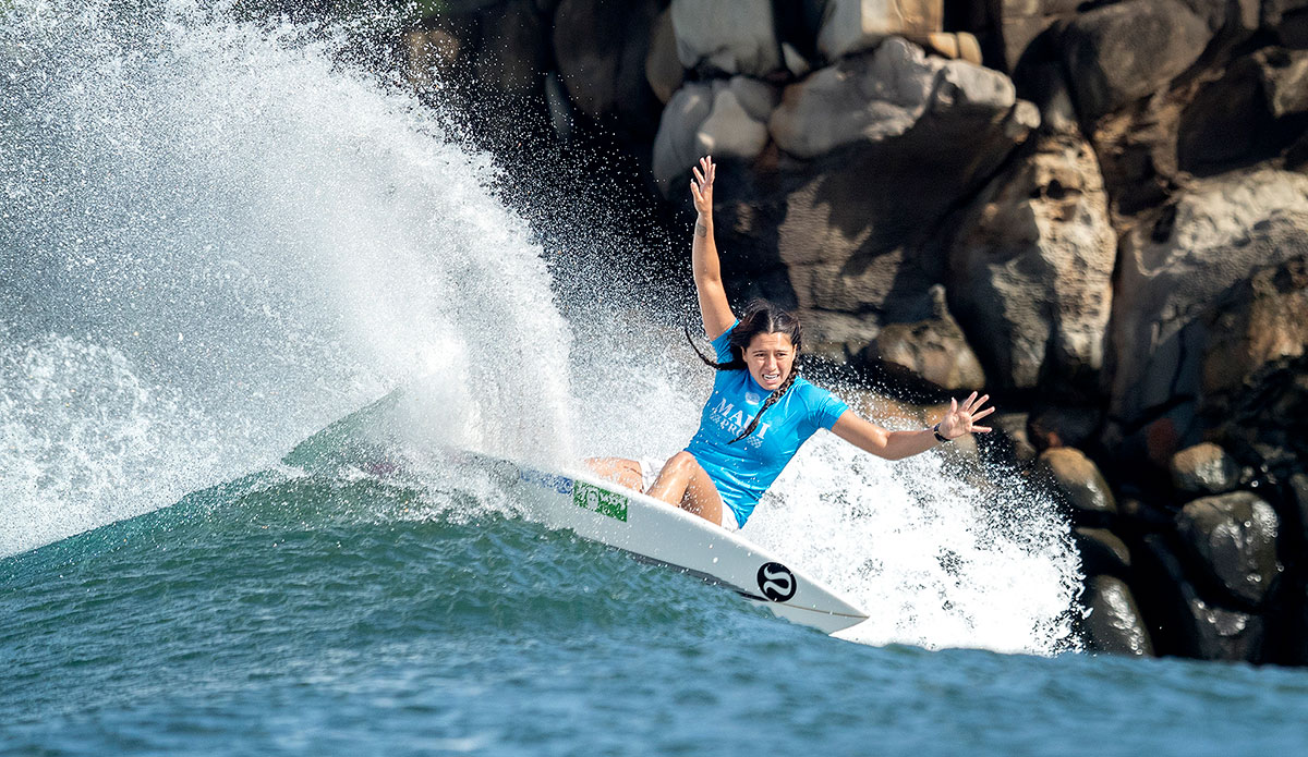 Malia Manuel. Photo: WSL/Cestari