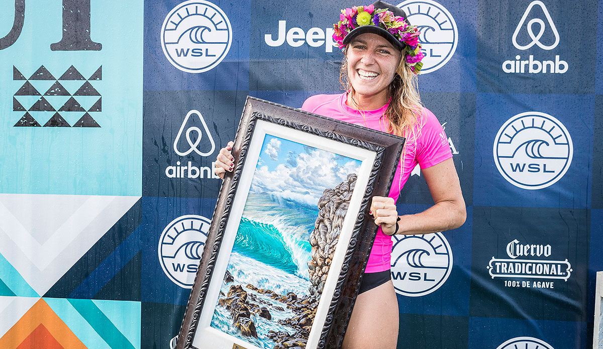 Stephanie Gilmore. Photo: WSL/Poullenot