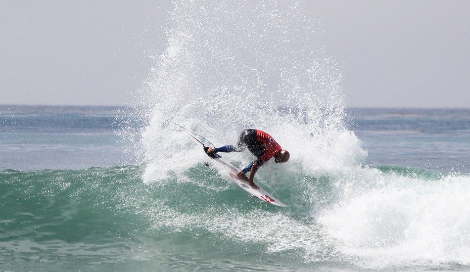 The flyin\' Hawaiian leans into one. Photo: <a href=\"https://thesurfchannel.com/\">Shannon Quirk</a>