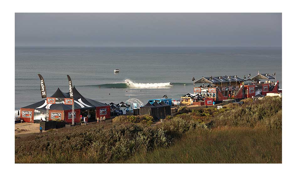 Not a bad place for a contest, eh? Photo: <a href=\"https://thehurleypro.com/\">Hurley</a>