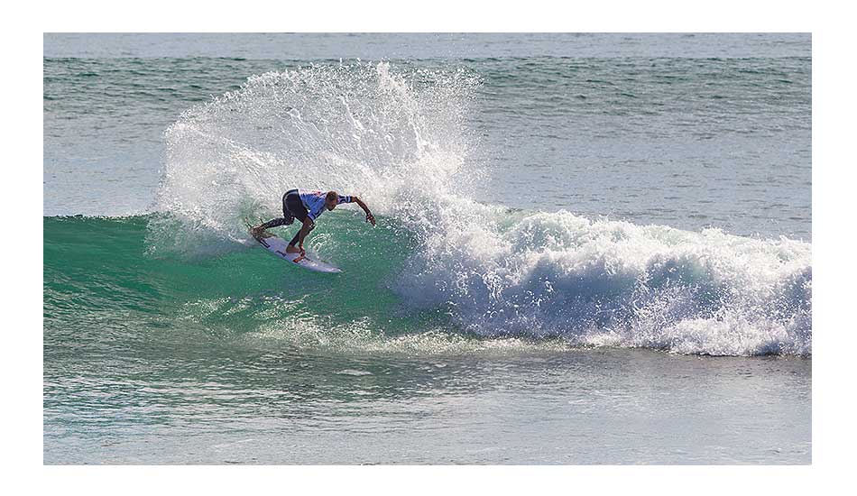 CJ Hobgood unleashes in the pocket. Photo: <a href=\"https://thehurleypro.com/\">Hurley</a>