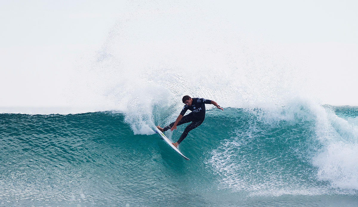 Ricardo Christie of New Zealand eliminated (pictured) in Round 2 heat at the Hurley Pro at Trestles in California, USA on Thursday September 10, 2015.  Photo: <a href=\"https://www.worldsurfleague.com/\">WSL/<a href=\"https://instagram.com/kirstinscholtz/\"</a>/Kirstin Scholtz</a>