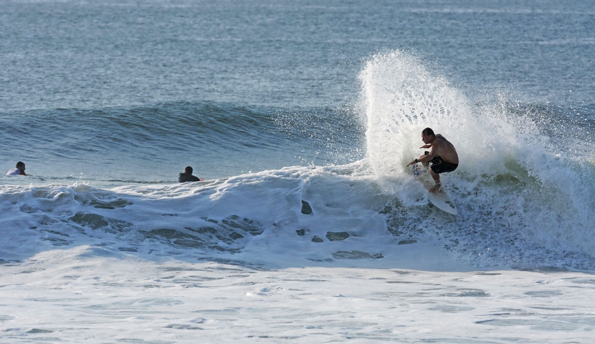Bertha brought a fun swell and kept the water temps nice and warm along the Jersey coast. It was nothing massive by any means, but a chance to have some fun without a wetsuit. Photo: <a href=\"https://shoreshotimages.zenfolio.com/\">Mary Dunham</a>