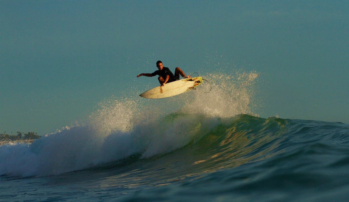 Adam Cochran late arvo punt. Photo: <a href=\"https://instagram.com/abakkedahl_photography\">@abakkedahl_photo