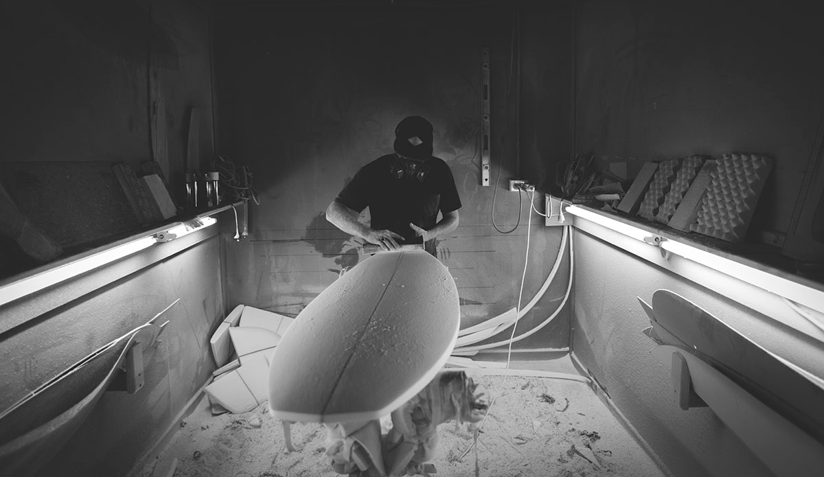 Ash Ward mastering his art. He also rips in the water. Photo: Ian Tyley