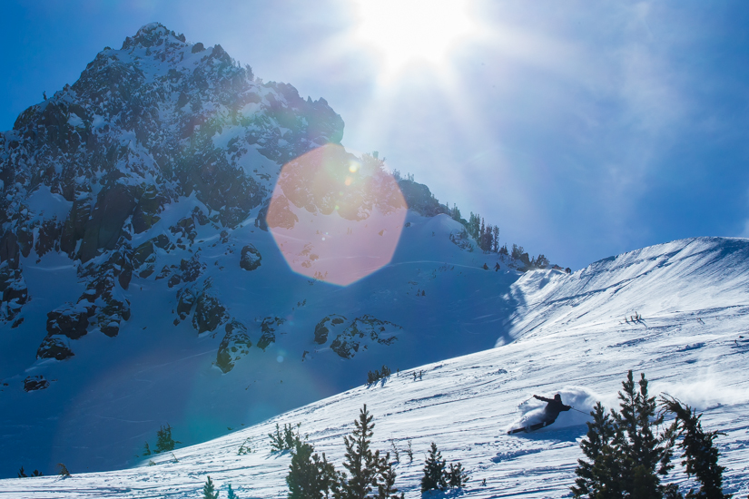 A little powder slash, Mammoth. 