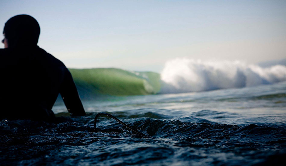 My favorite wave in Santa Barbara offering up a little diffused light from a pier overhead. Photo:<a href=\"https://msmolowe.com/\" target=_blank>Mike Smolowe</a> 