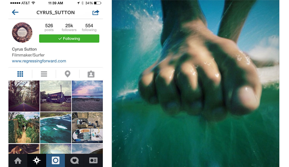 Cyrus Sutton: master adventurer. Everyone needs one of these in their feed, and I submit he is among the best. Photo: <a href=\"https://instagram.com/cyrus_sutton\">Cyrus Sutton Instagram</a>