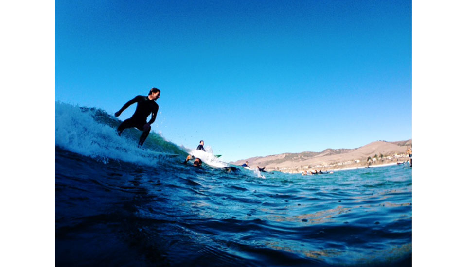 Chris Burkard (<a href=\"https://instagram.com/chrisburkard\">@chrisburkard</a>) capturing Colin Nearman before the maze of bobbing heads. Photo:<a href=\"https://instagram.com/justn_sd\">@justin_sd</a>