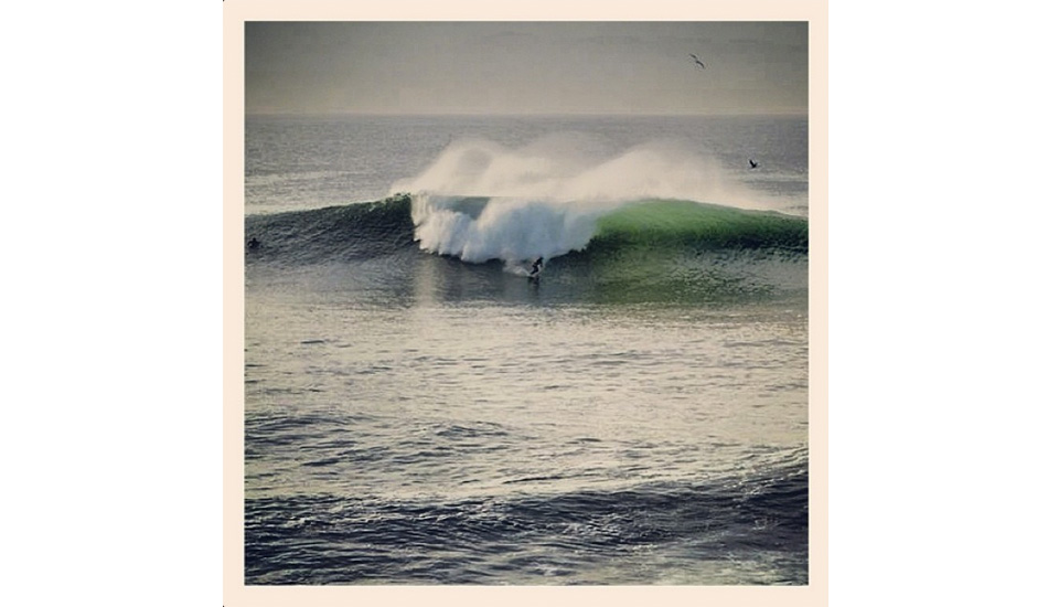 Tuesday at Steamer Lane went off. Photo: <a href=\"https://www.instagram.com/santacruzwaves\">@santacruzwaves</a>