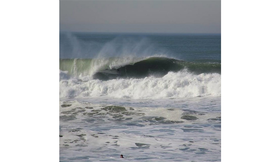 Two barrels, one wave at Ocean Beach, San Francisco– #1. Photo: <a href=\"https://www.instagram.com/hoost11\">@hoost11</a>