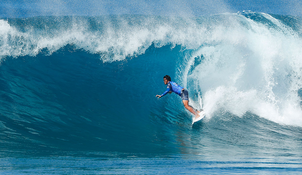 Josh Moniz. Photo: <a href=\"https://www.instagram.com/damien_poullenot/\">Poullenot</a>/<a href=\"https://www.worldsurfleague.com/\">WSL</a>